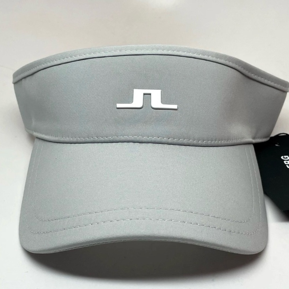 J. Lindeberg Yaden Golf Visor Adjustable One Size High Rise Grey NWT